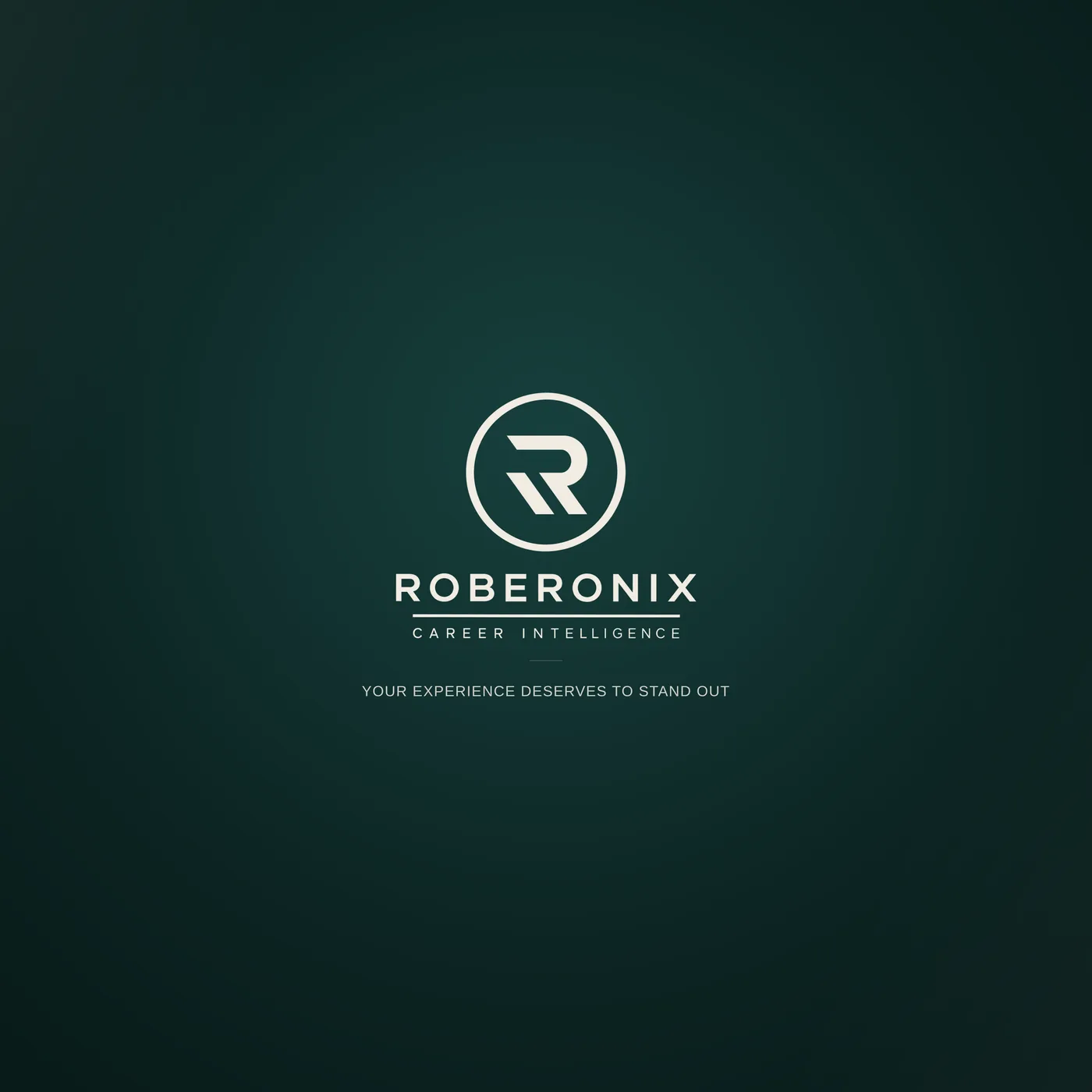 Creative résumé template — roberonix — career intelligence